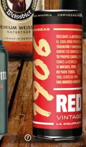 Alimerka 1906 Cerveza red vintage oferta