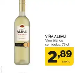 Alimerka VIÑA ALBALI Vino blanco semidulce oferta