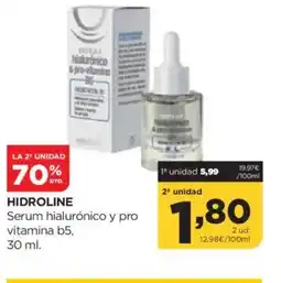 Alimerka HIDROLINE Serum hialurónico y pro vitamina b5 oferta