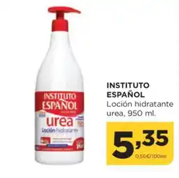 Alimerka INSTITUTO ESPAÑOL Loción hidratante urea oferta