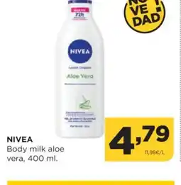 Alimerka NIVEA Body milk aloe vera oferta