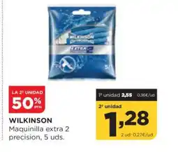 Alimerka WILKINSON Maquinilla extra 2 precision, 5 uds. oferta