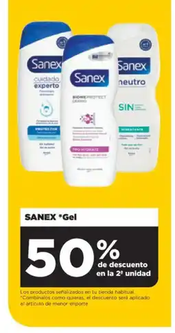 Alimerka SANEX Gel oferta