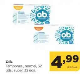 Alimerka O.B. Tampones, normal oferta