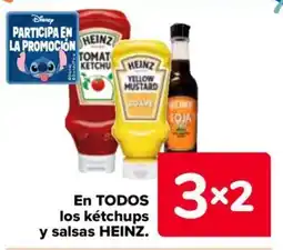 Carrefour HEINZ En todos los kétchups y salsas oferta