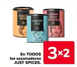Carrefour JUST SPICES En todos los sazonadores oferta