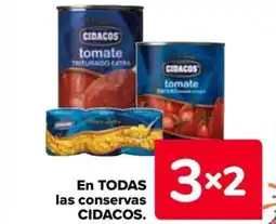 Carrefour CIDACOS En todas las conservas oferta