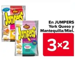 Carrefour JUMPERS En york queso y mantequilla/miel. oferta