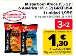 Carrefour GREFUSA MisterCorn África o América oferta