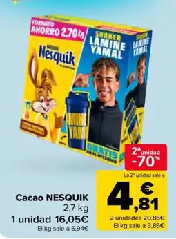 Carrefour NESQUIK Cacao oferta