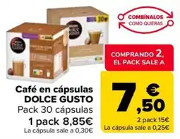 Carrefour DOLCE GUSTO Café en cápsulas oferta