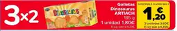 Carrefour ARTIACH Galletas Dinosaurus oferta