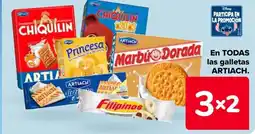 Carrefour ARTIACH En todas las galletas oferta