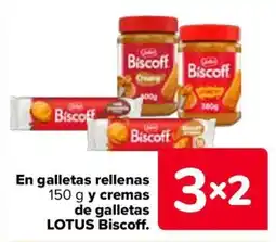 Carrefour LOTUS Biscoff En galletas rellenas y cremas de galletas oferta