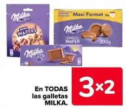 Carrefour MILKA En todas las galletas oferta