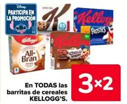 Carrefour KELLOGG'S En todas las barritas de cereales oferta