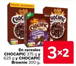 Carrefour CHOCAPIC y CHOCAPIC En cereales Brownie oferta