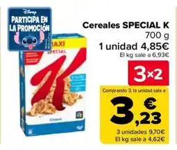 Carrefour SPECIAL K Cereales oferta
