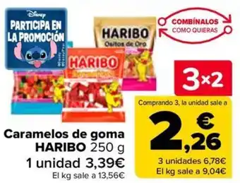 Carrefour HARIBO Caramelos de goma oferta