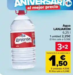 Carrefour LANJARÓN Agua oferta