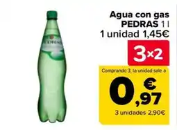 Carrefour PEDRAS Agua con gas oferta