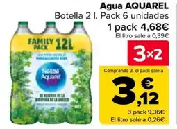 Carrefour AQUAREL Agua oferta