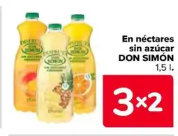 Carrefour DON SIMÓN En néctares sin azúcar oferta