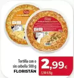 Spar Tenerife Floristan - tortilla con o sin cebolla oferta