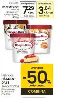 Eroski Häagen-dazs - helado strawberry cheesecake oferta