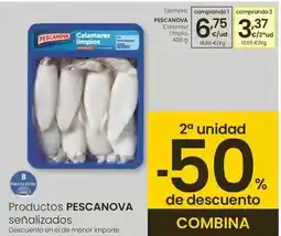 Eroski Pescanova - calmar limpio oferta