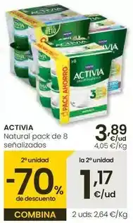 Eroski Danone - activia natural oferta