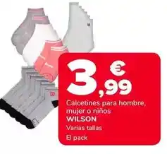 Supeco Wilson - calcetines para hombre, mujer o niños oferta
