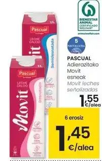 Eroski Pascual - movit leches oferta