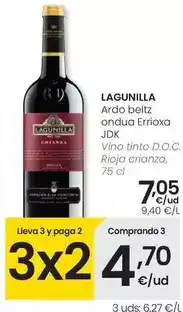 Eroski Lagunilla - vino tinto d.o.c. rioja crianza oferta
