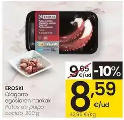 Eroski Eroski - patas de pulpo cocido oferta