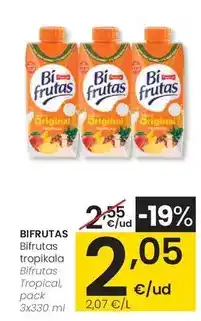 Eroski Bifrutas - tropical oferta