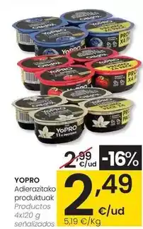 Eroski Yopro - productos oferta