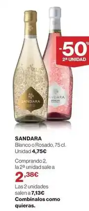 Supercor Sandara - blanco rosado oferta