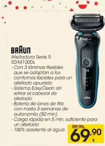 Eroski Braun Afeitadora Serie 5 50-m1000s oferta