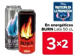 Carrefour BURN En energéticos oferta