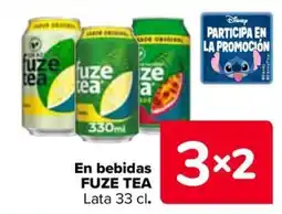 Carrefour FUZE TEA En bebidas oferta