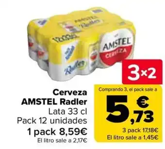 Carrefour AMSTEL Cerveza Radler oferta