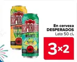 Carrefour DESPERADOS En cerveza oferta
