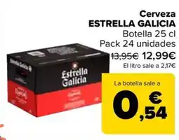 Carrefour ESTRELLA GALICIA Cerveza oferta