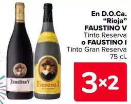 Carrefour FAUSTINO V En D.O.Ca. "Rioja❞ oferta