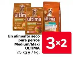 Carrefour ULTIMA En alimento seco para perros Medium/Maxi oferta