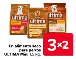 Carrefour ULTIMA En alimento seco para perros Mini oferta