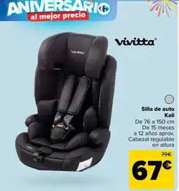 Carrefour VIVITTA Silla de auto Kali oferta