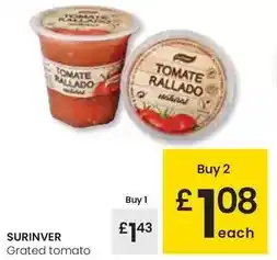 Eroski Surinver - gratea tomato oferta