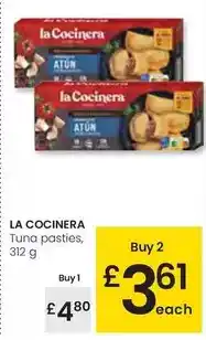 Eroski La cocinera - tuna pasties oferta